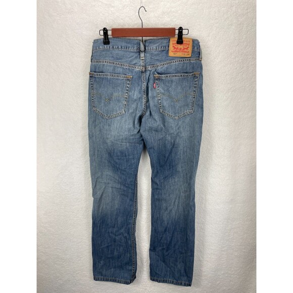 Levi’s 527 Jeans Men’s Size 32x30 Blue Bootcut Mid Rise Denim Workwear Pants - Picture 5 of 8